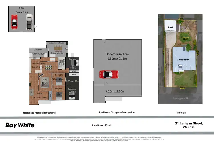 Floorplan of Homely house listing, 21 Lanigan Street, Wandal QLD 4700