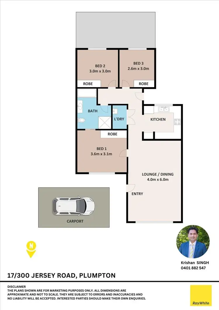 Floorplan of Homely villa listing, 17/300 Jersey Street Road, Plumpton NSW 2761