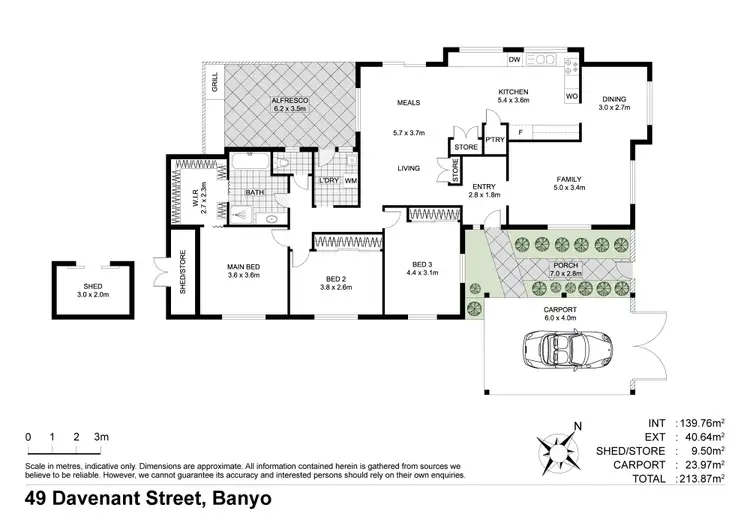 Floorplan of Homely house listing, 49 Davenant Street, Banyo QLD 4014