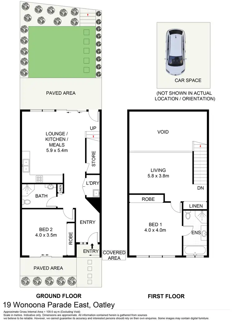 Floorplan of Homely townhouse listing, 19 Wonoona Parade East, Oatley NSW 2223