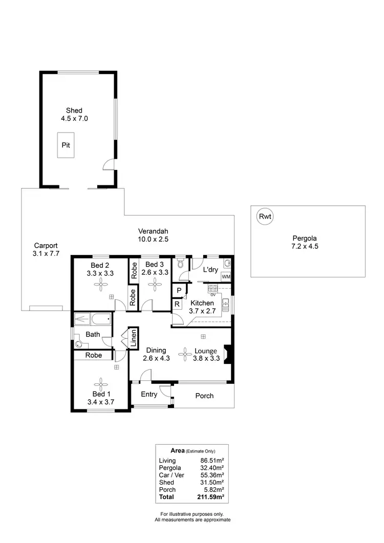 Floorplan of Homely house listing, 2 Northolt Road, Osborne SA 5017