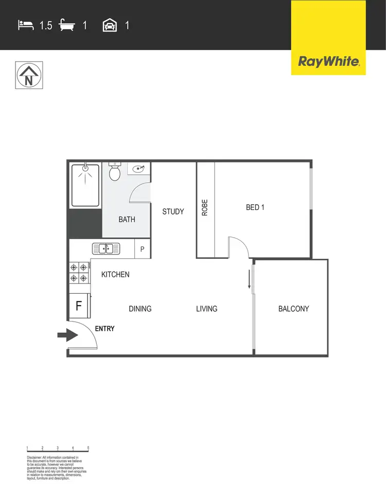 Floorplan of Homely apartment listing, 55/15 Bowman Street, Macquarie ACT 2614