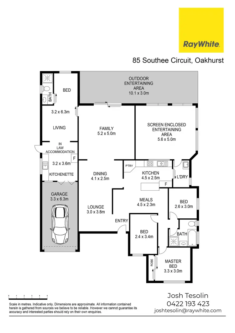 Floorplan of Homely house listing, 85 Southee Circuit, Oakhurst NSW 2761