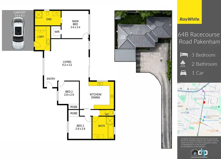 Floorplan of Homely house listing, 64B Racecourse Road, Pakenham VIC 3810