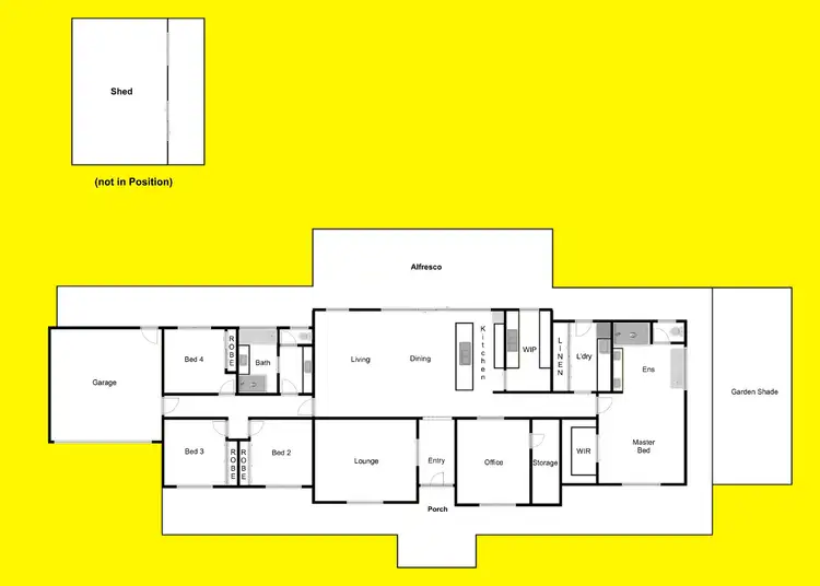Floorplan of Homely house listing, 639 Pawson Avenue, Cardross VIC 3496