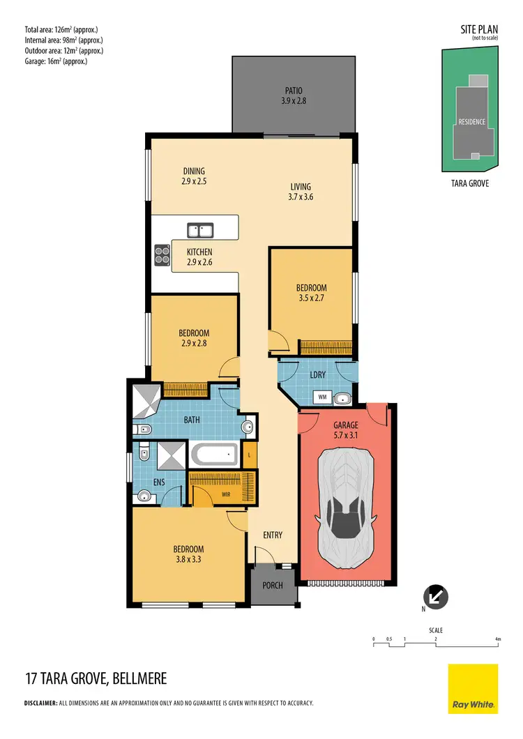 Floorplan of Homely house listing, 17 Tara Grove, Bellmere QLD 4510