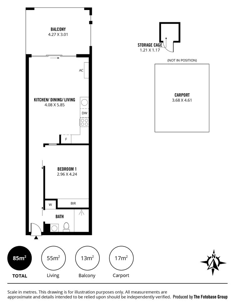 Floorplan of Homely apartment listing, 404/16-18 Wirra Drive, New Port SA 5015