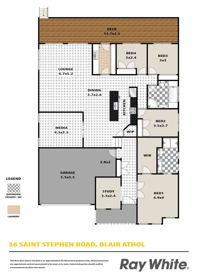 Floorplan of Homely house listing, 36 St Stephen Road, Blair Athol NSW 2560
