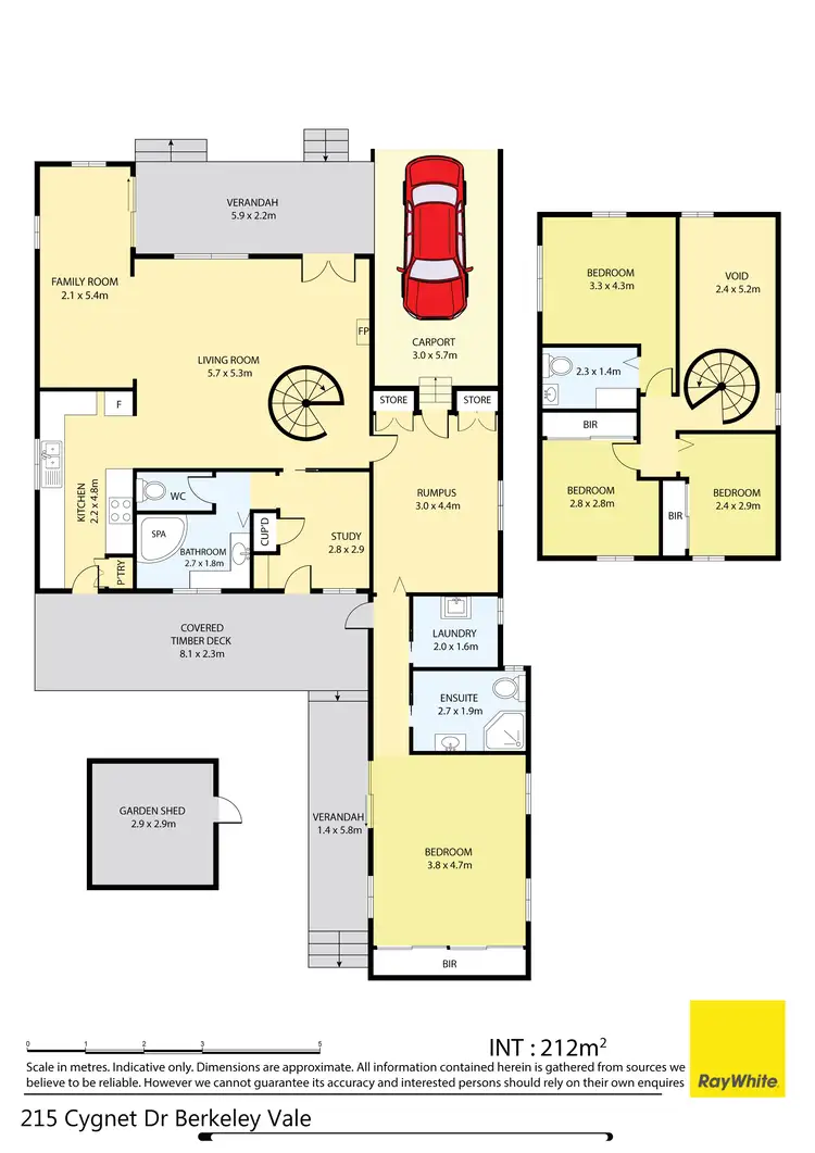 Floorplan of Homely house listing, 215 Cygnet Drive, Berkeley Vale NSW 2261
