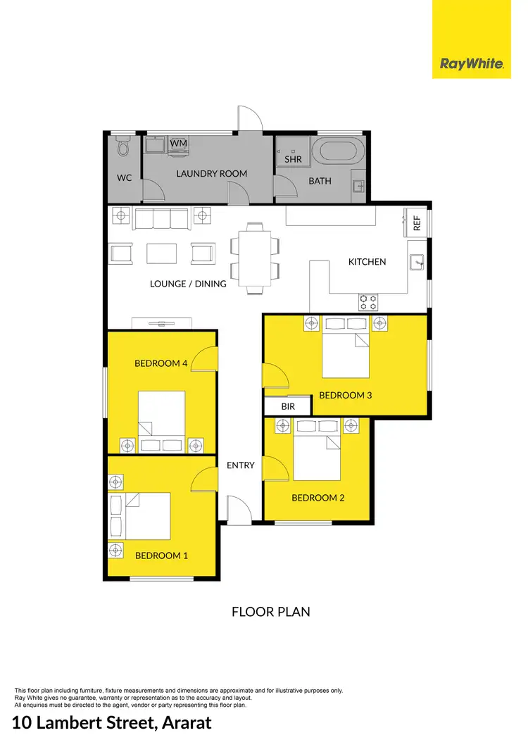 Floorplan of Homely house listing, 10 Lambert Street, Ararat VIC 3377