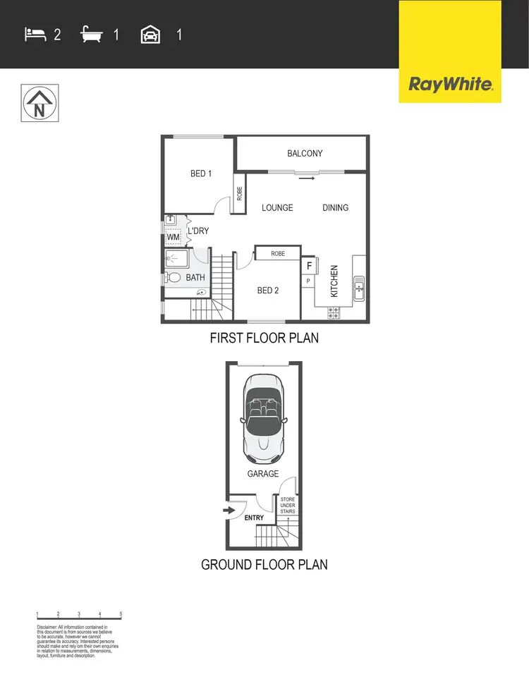 Floorplan of Homely townhouse listing, 83 Sapling Street, Harrison ACT 2914
