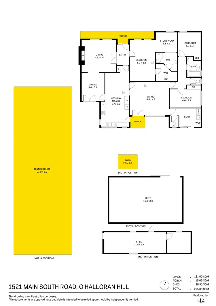 Floorplan of Homely house listing, 1521 Main South Road, O'halloran Hill SA 5158