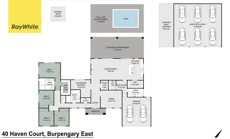 Floorplan of Homely house listing, 40 Haven Court, Burpengary East QLD 4505