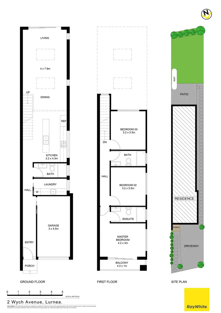 Floorplan of Homely semi-detached listing, 3/2 Wych Avenue, Lurnea NSW 2170
