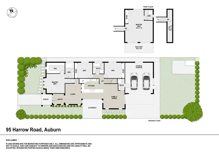 Floorplan of Homely house listing, 95 Harrow Road, Auburn NSW 2144