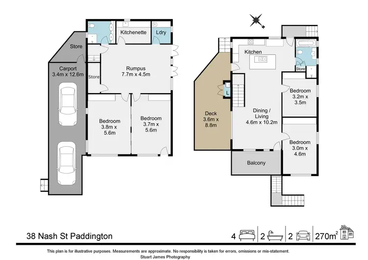 Floorplan of Homely house listing, 38 Nash Street, Paddington QLD 4064