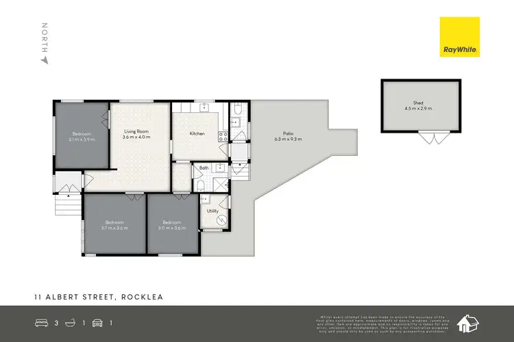 Floorplan of Homely house listing, 11 Albert Street, Rocklea QLD 4106