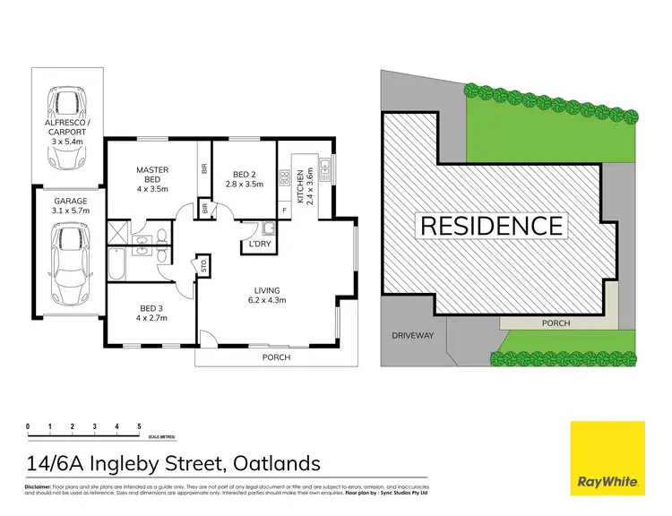 Floorplan of Homely house listing, 14/6A Ingleby Street, Oatlands NSW 2117
