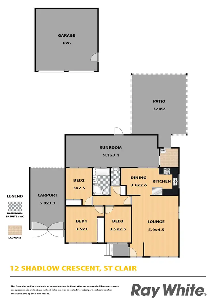 Floorplan of Homely house listing, 12 Shadlow Crescent, St Clair NSW 2759