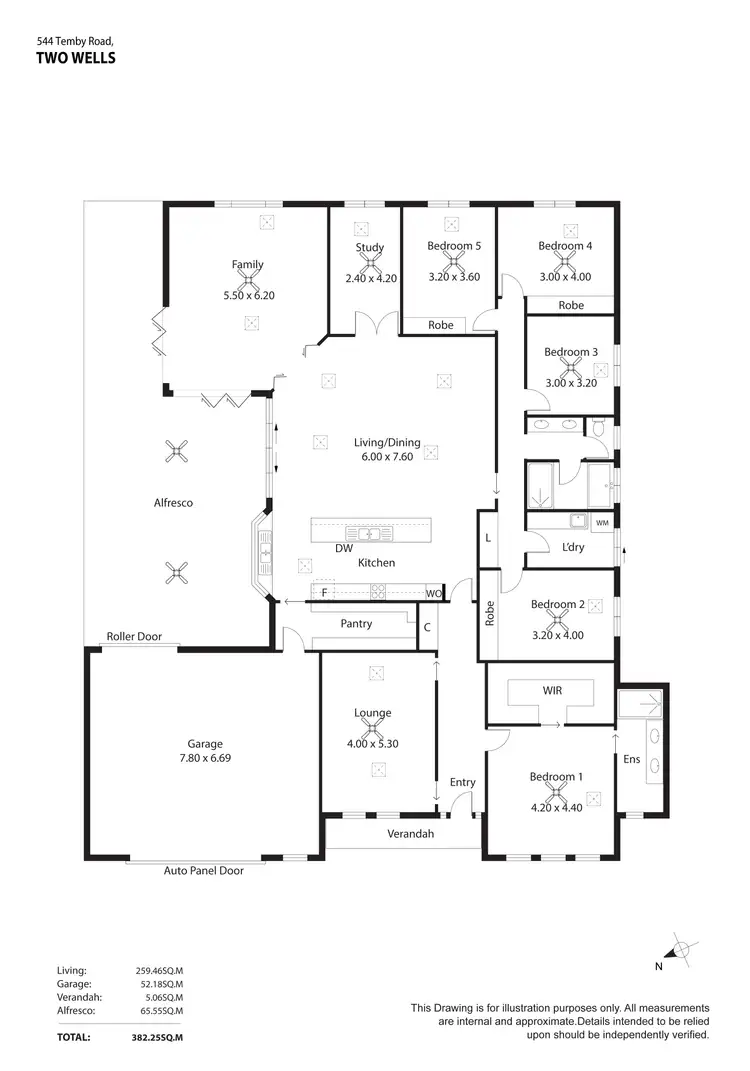 Floorplan of Homely house listing, 544 Temby Road, Two Wells SA 5501