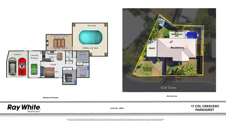 Floorplan of Homely house listing, 17 COL Crescent, Parkhurst QLD 4702