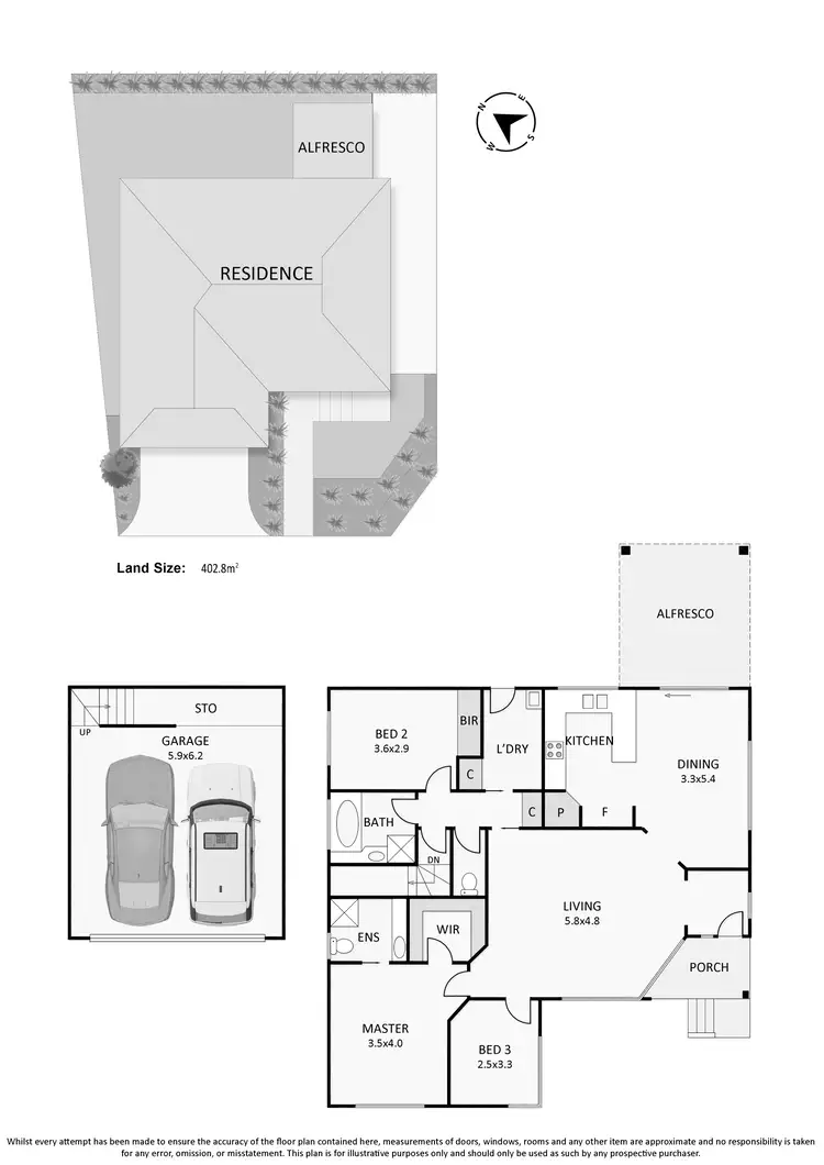 Floorplan of Homely house listing, 15 Pine Hill Drive, Frankston VIC 3199