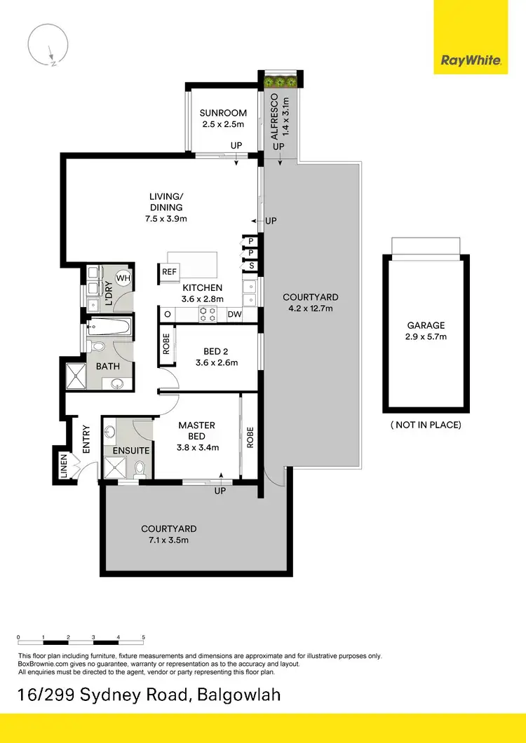 Floorplan of Homely apartment listing, 16/299 Sydney Road, Balgowlah NSW 2093