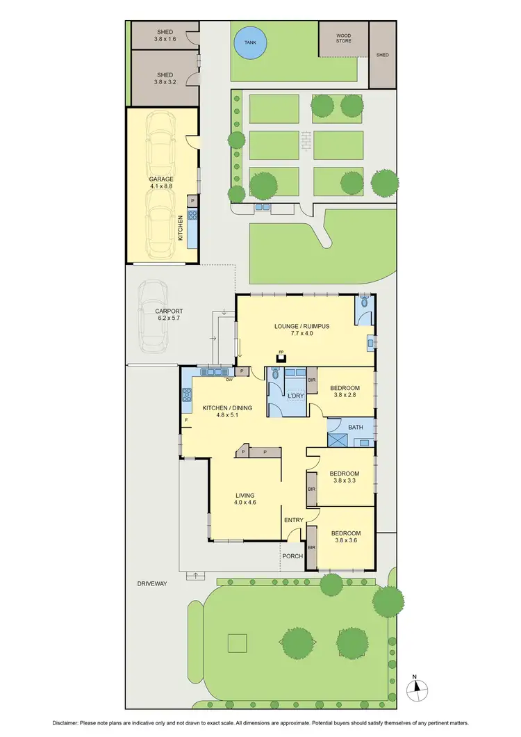 Floorplan of Homely house listing, 38 Jukes Road, Fawkner VIC 3060