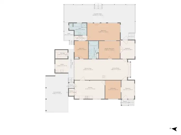 Floorplan of Homely house listing, 1 Egan Street, Emerald QLD 4720