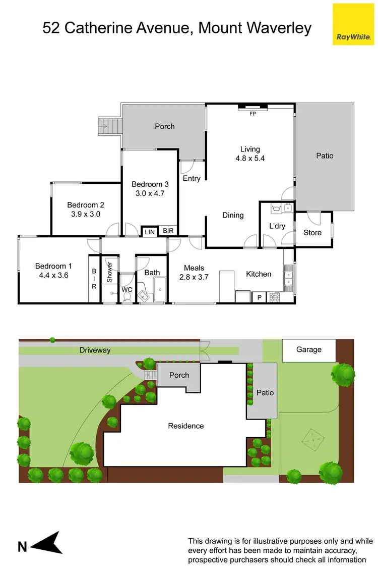 Floorplan of Homely house listing, 52 Catherine Avenue, Mount Waverley VIC 3149