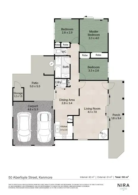 Floorplan of Homely house listing, 50 Aberfoyle Street, Kenmore QLD 4069