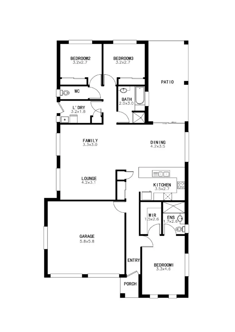 Floorplan of Homely house listing, Address available on request