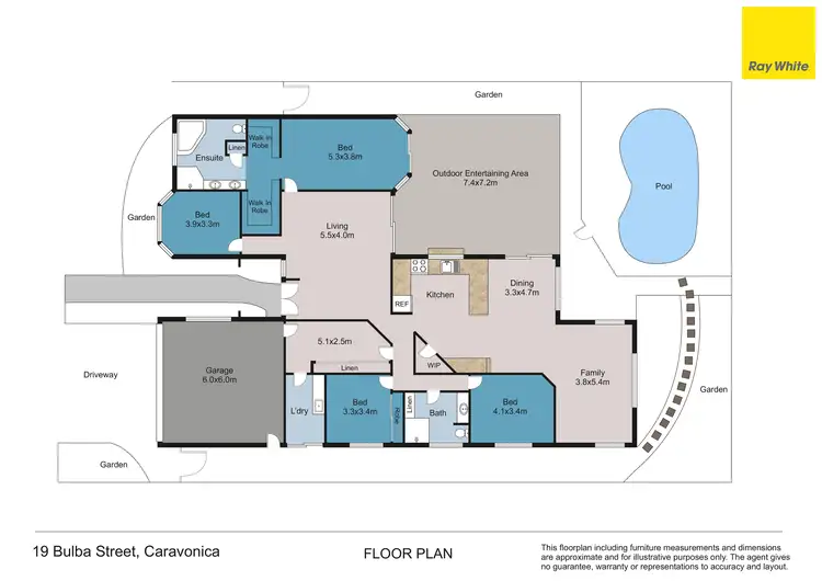 Floorplan of Homely house listing, 19 Bulba Street, Caravonica QLD 4878
