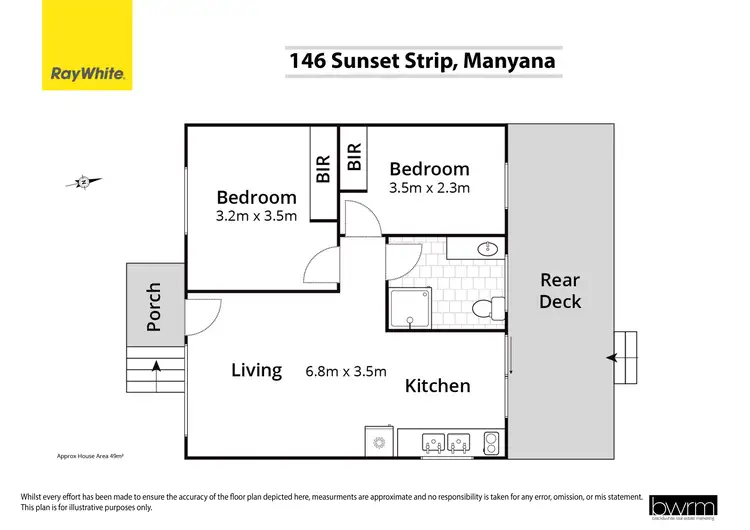 Floorplan of Homely house listing, 146 Sunset Strip, Manyana NSW 2539