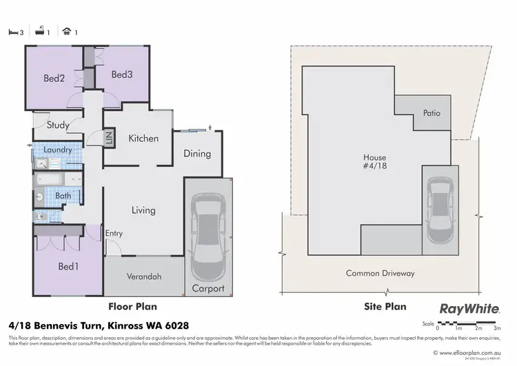 Floorplan of Homely villa listing, 4/18 Bennevis Turn, Kinross WA 6028