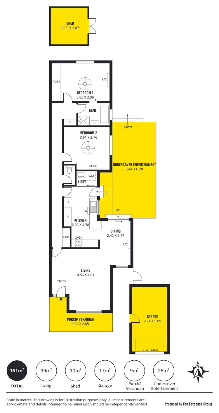 Floorplan of Homely house listing, 2/21 Cash Grove, Pasadena SA 5042