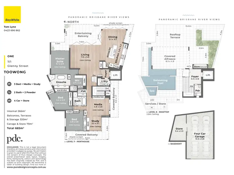 Floorplan of Homely apartment listing, 7/1 Glenny Street, Toowong QLD 4066