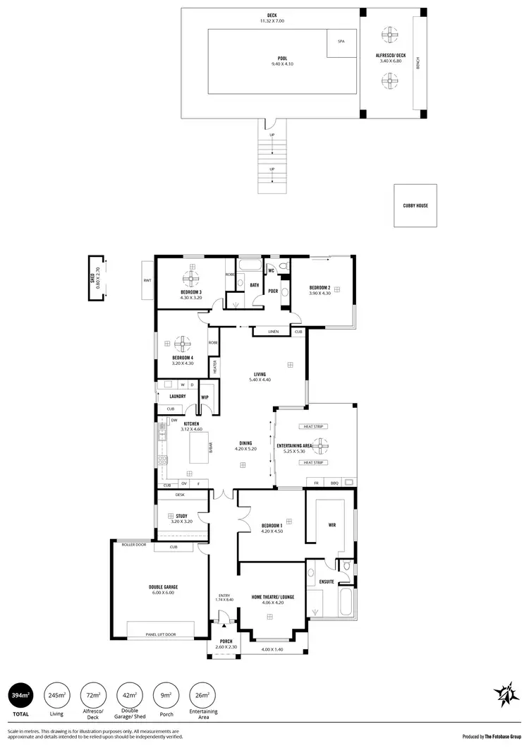 Floorplan of Homely house listing, 15 Fisher Crescent, Craigburn Farm SA 5051