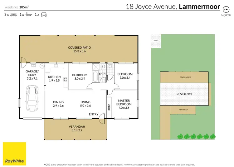 Floorplan of Homely house listing, 18 Joyce Avenue, Lammermoor QLD 4703
