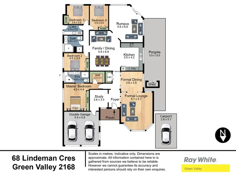 Floorplan of Homely house listing, 68 Lindeman Crescent, Green Valley NSW 2168