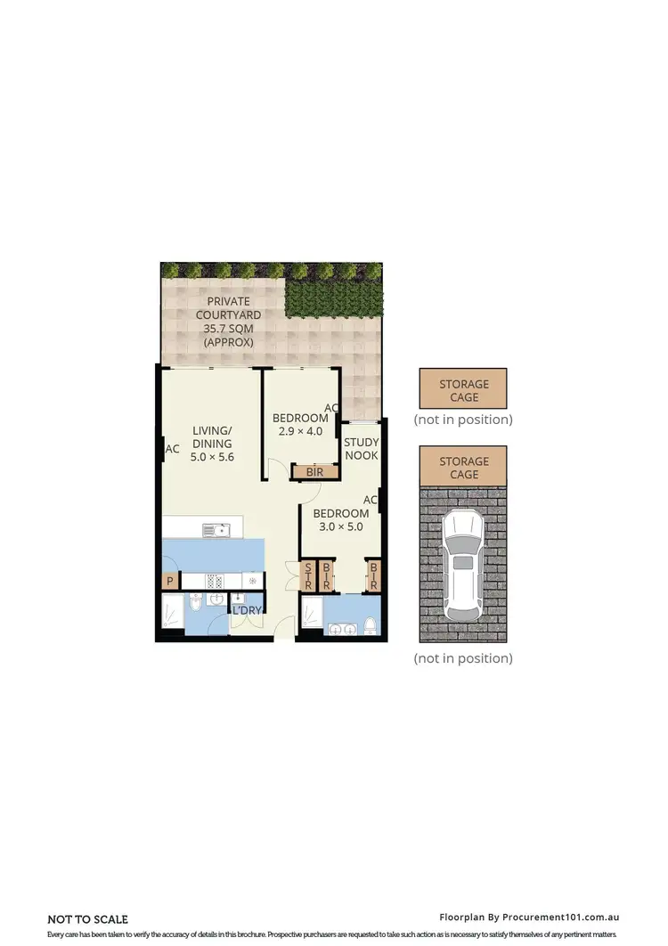 Floorplan of Homely apartment listing, G06/18 Station Street, Highett VIC 3190