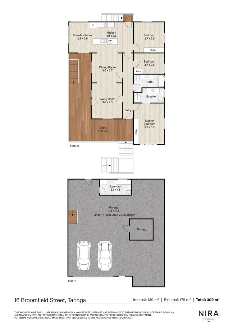 Floorplan of Homely house listing, 16 Broomfield Street, Taringa QLD 4068