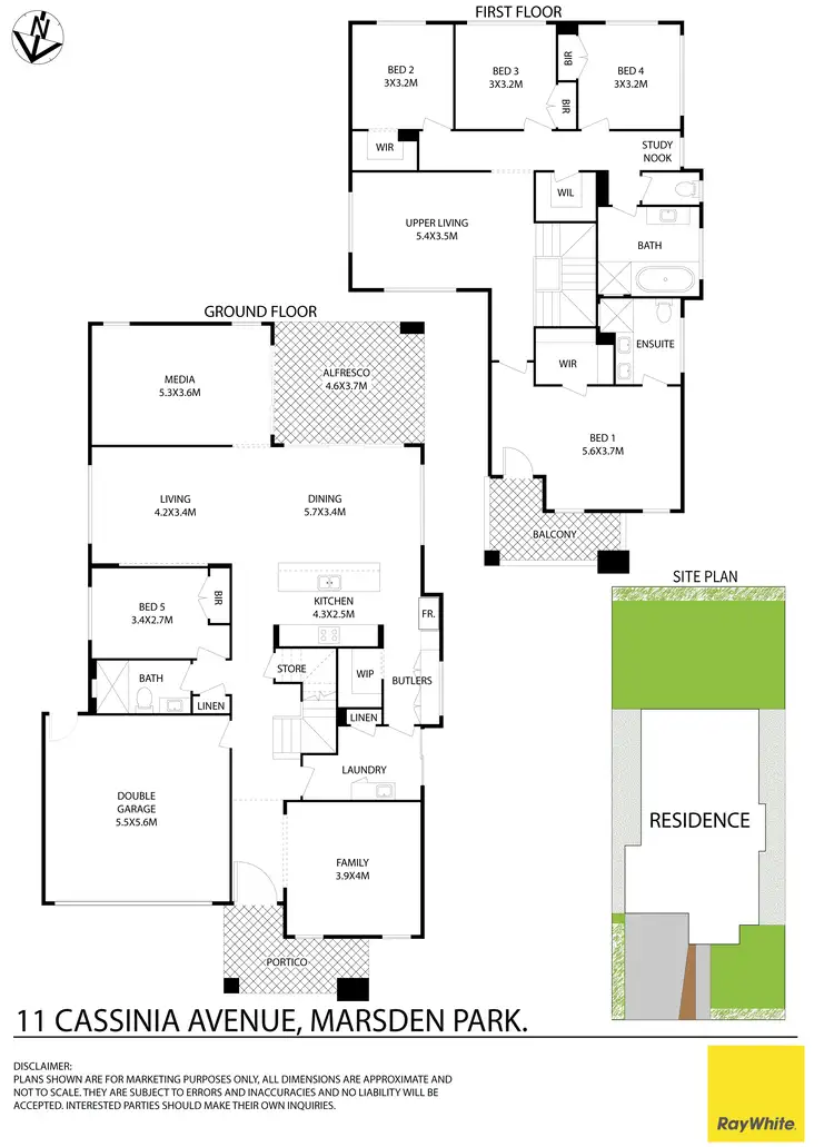 Floorplan of Homely house listing, 11 Cassinia Avenue, Marsden Park NSW 2765