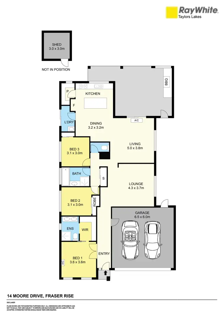 Floorplan of Homely other listing, 14 Moore Drive, Fraser Rise VIC 3336