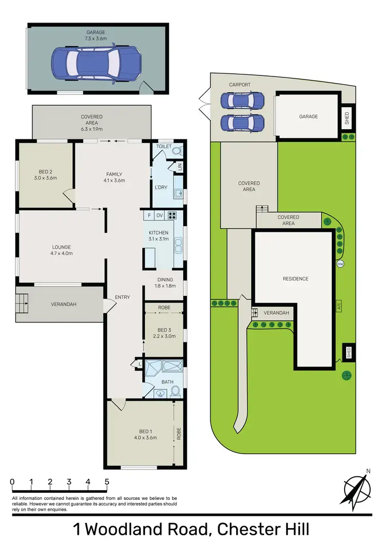 Floorplan of Homely house listing, 1 Woodland Road, Chester Hill NSW 2162