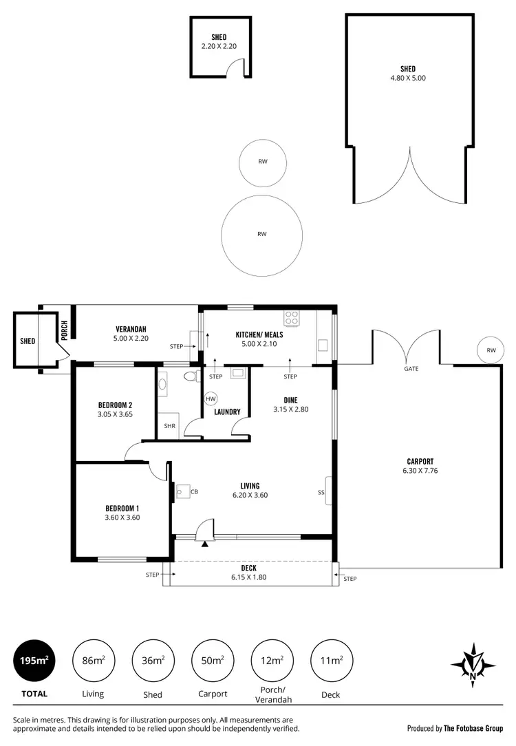 Floorplan of Homely house listing, 7 Styles Street, Meadows SA 5201