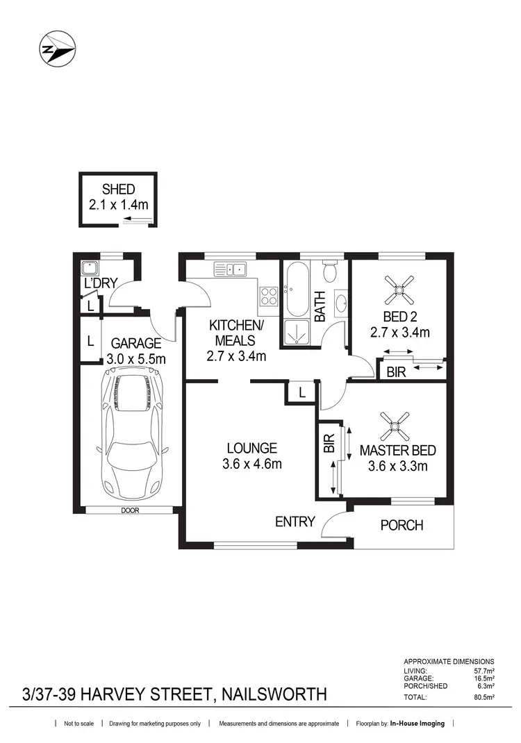 Floorplan of Homely house listing, 3/37-39 Harvey Street, Nailsworth SA 5083