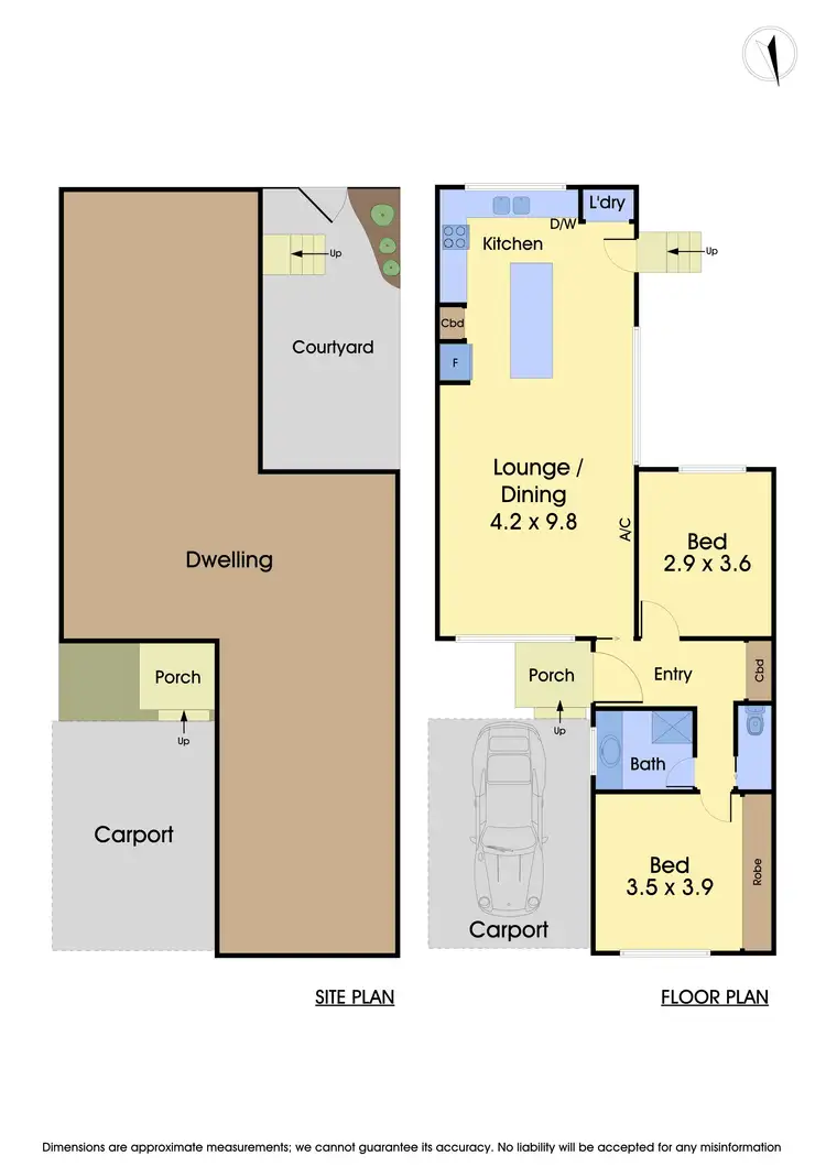Floorplan of Homely unit listing, 6/88 Chapel Road, Moorabbin VIC 3189