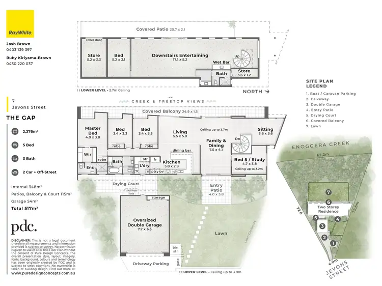 Floorplan of Homely house listing, 7 Jevons Street, The Gap QLD 4061