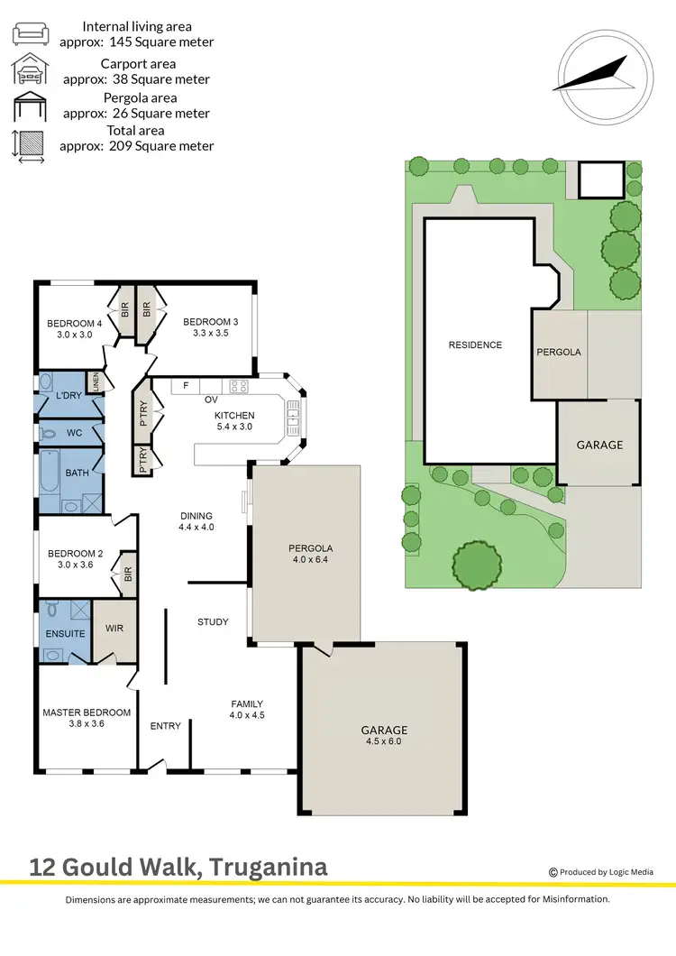 Floorplan of Homely house listing, 12 Gould Walk, Truganina VIC 3029